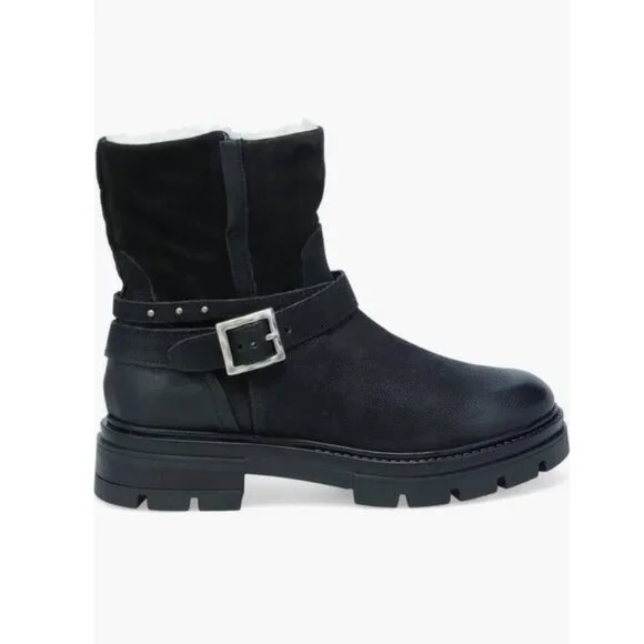 Miz Mooz Bonney Faux Shearling Lined Boots Sz EU40/US9-9.5